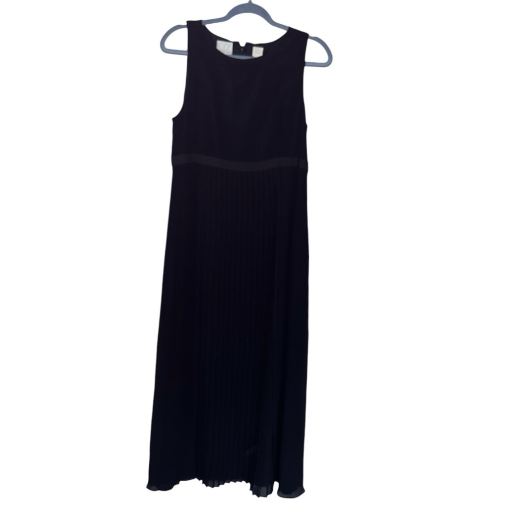 Vintage Liz Claiborne maxi dress Liz Now size 10 black sleeveless formal classy